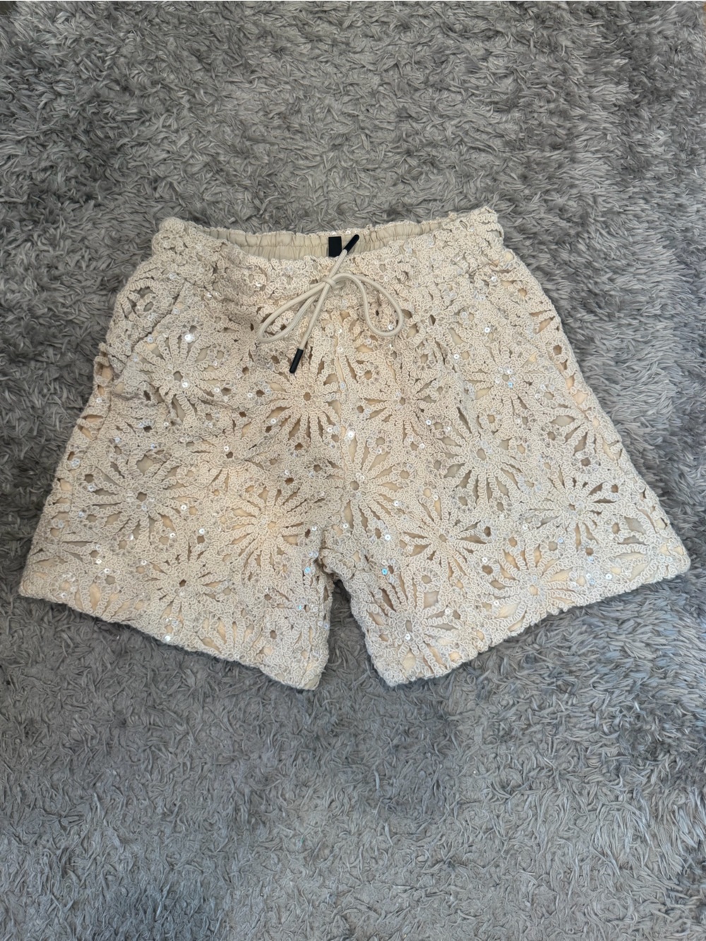 iheartraves men’s beach sequin shorts